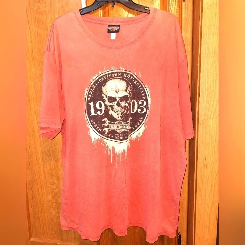 This is a Harley-Davidson short sleeve t-shirt in a size 3XL Gainesville Ga.